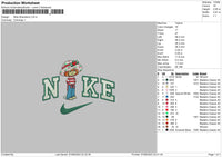 Nike Strawberry Embroidery File 6 sizes