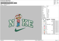 Nike Strawberry Embroidery File 6 sizes