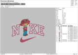 Nike Strawberry V2 Embroidery File 6 sizes