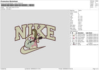 Nike Taylor Guitar V2 Embroidery File 6 sizes