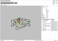 Nike Tiana Embroidery File 6 sizes