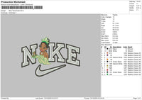 Nike Tiana Embroidery File 6 sizes