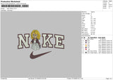 Nike Tiffany Embroidery File 6 sizes