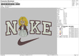 Nike Tiffany Embroidery File 6 sizes