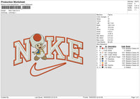 Nike Toad v2 Embroidery File 6 sizes