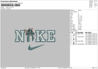 Nike Tom v2 Embroidery File 6 sizes