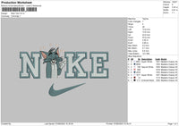 Nike Tom v2 Embroidery File 6 sizes