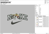 Nike Trail Embroidery File 6 sizes