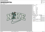 Nike Tramp V2 Embroidery File  sizes