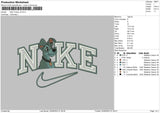 Nike Tramp V2 Embroidery File  sizes