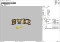 Nike Boy 3012 Embroidery File 6 sizes