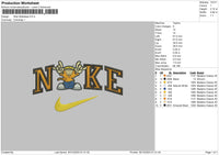 Nike Boy 3012 Embroidery File 6 sizes