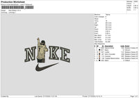 Nike Wallen Embroidery File 6 sizes