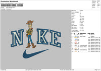 Nike Woody 02 Embroidery File 6 sizes