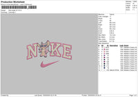 Nike Angle V5 Embroidery File 6 sizes