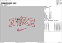 Nike Angle V5 Embroidery File 6 sizes