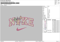 Nike Angel Ball Embroidery File 6 sizes