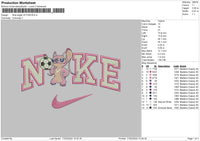 Nike Angel Ball Embroidery File 6 sizes