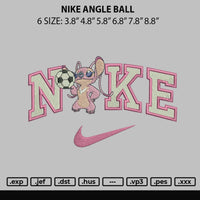 Nike Angel Ball Embroidery File 6 sizes