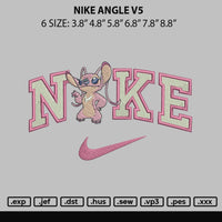 Nike Angle V5 Embroidery File 6 sizes