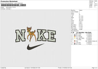 Nike Bambi v1 Embroidery