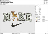 Nike Bambi v1 Embroidery