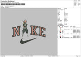 Nike Black Vegeta Embroidery File 6 sizes