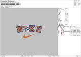 Nike Broncos01 Embroidery File 6 sizes