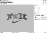 Nike Butterfly 02 Embroidery File 6 sizes