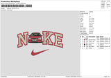 Nike Car 0401 Embroidery File 6 sizes