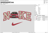 Nike Car 0401 Embroidery File 6 sizes