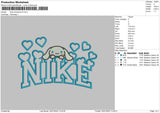 Nike Cinnamoheart Embroidery File 6 sizes