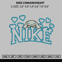 Nike Cinnamoheart Embroidery File 6 sizes