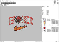 Nike Devil V3 Embroidery File 6 sizes