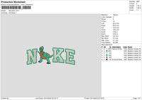 Nike Dino Embroidery File 6 sizes