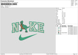 Nike Dino Swoosh Embroidery File 6 sizes