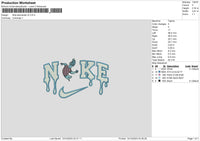 Nike Water V2 Embroidery File 6 sizes