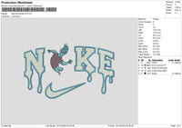 Nike Water V2 Embroidery File 6 sizes