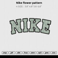Nike flower pattern