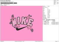 Nike Flowers V6 Embroider File 6 sizes