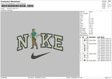 Nike Flynn 02 Embroidery File 6 sizes