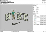 Nike Flynn 02 Embroidery File 6 sizes