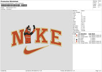 Nike Formula1 Embroidery File 6 sizes