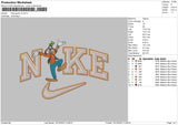 Nike Goofy V002 Embroidery File 6 sizes