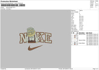 Nike Grandpa 03 Embroidery File 6 sizes