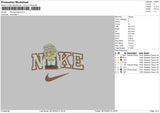 Nike Grandpa 03 Embroidery File 6 sizes