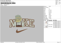 Nike Grandpa 03 Embroidery File 6 sizes