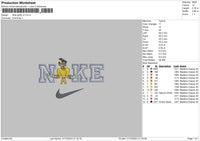 Nike Guffy V2 Embroidery File 6 sizes