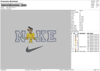 Nike Guffy V2 Embroidery File 6 sizes