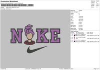 Nike Hocus P V2 Embroidery File 6 sizes